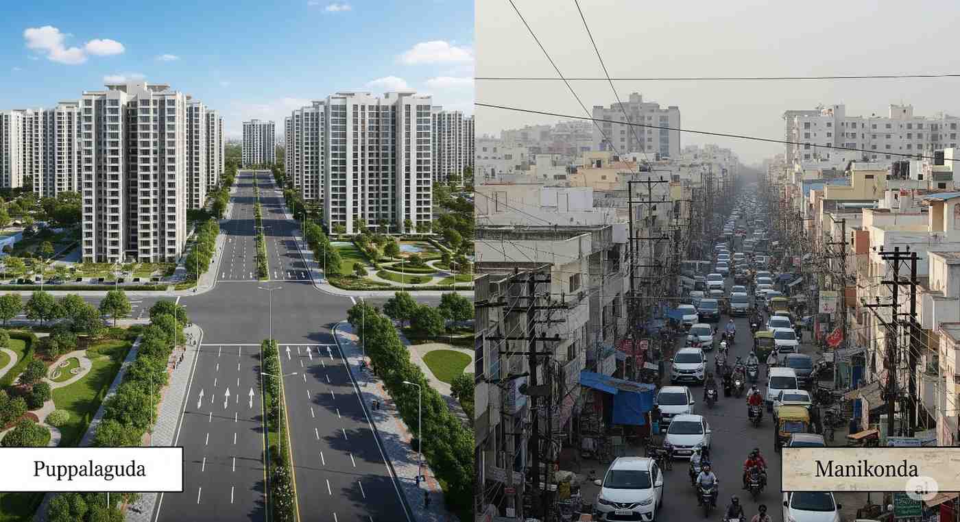 Puppalaguda vs. Manikonda: Which is a Better Location in Hyderabad?